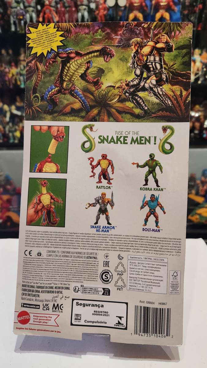 Masters Of The Universe (Motu) Origins Rattlor Figure Moc