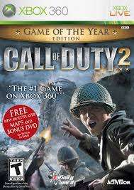 Call of Duty 2 Game of the year edition Xbox 360