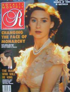 Royalty Monthly magazine - Princess Margaret cover (November 1988, Vol.8 No.2)