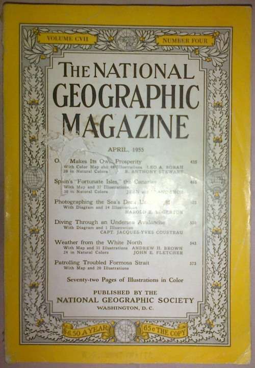 National Geographic Magazine April 1955