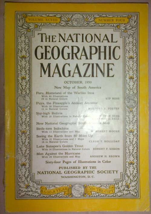 National Geographic Magazine October 1950