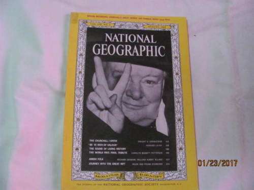 National Geographic Magazine Aug 1965 vol 128 no 2 + 33 1/3 RPM