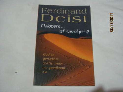 Nalopers .... of navolgers ? - Ferdinand Deist 2007 (Softcover)
