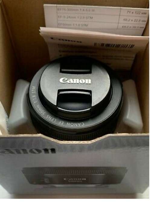 Canon 50 mm F1. 8 STM lens (DEFECTIVE)