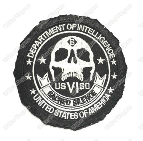WG051 Sacred Silence Department Of Intelligence With Velcro - Black Color