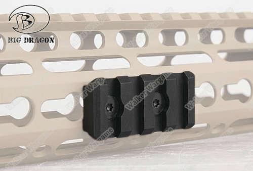 BD Tactical KeyMod Modular Picatinny Rail NOV NSR RAIL - 1 Pice