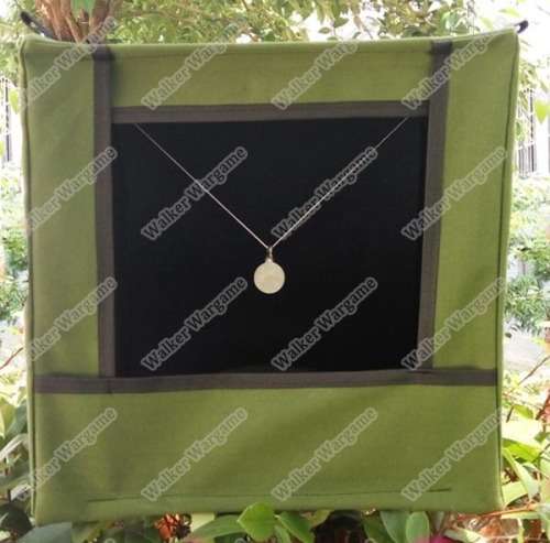 Military Sailcloth FabricTarget Box - Stainless Steel Slingshot , Double Layer Reinforcement Silence