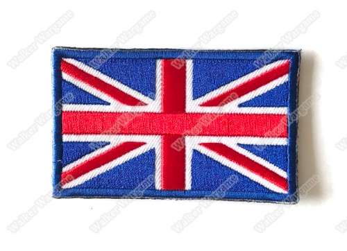 WG074 UK United Kingdom Britain Flag Union Jack With Velcro - Full Colour