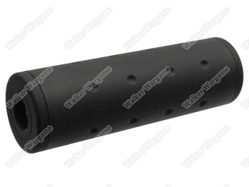 Airsoft Rilfe 14mm Full Metal Silencer - Black - Short Type 105mm Fit Pistol And Rifle