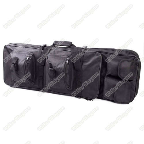 85CM Dual Rifle Bag with Shoulder Strap Paintball Rifle Gun Backpack Hunting Bag Case - BL