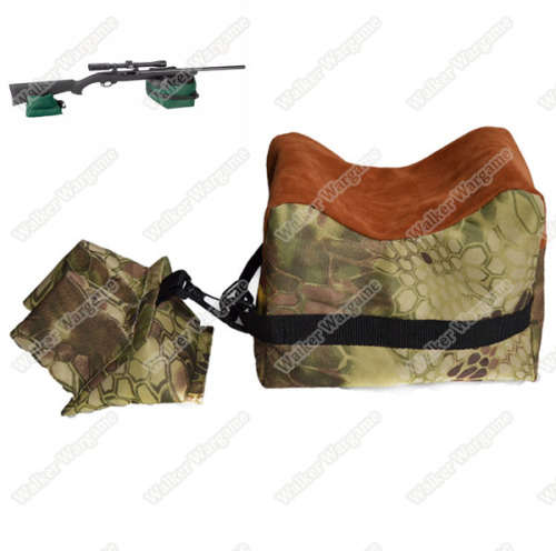 Shooting Rest Bags, Front Rear Shooting Sand Bag Sandbag for Hunting Hunter Shooter - Mandrak Camo