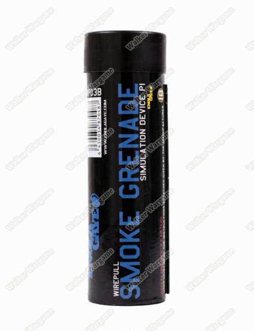 EG Tactical 90sec Wire Pull Ring Smoke Grenade WP40 - Blue Smoke