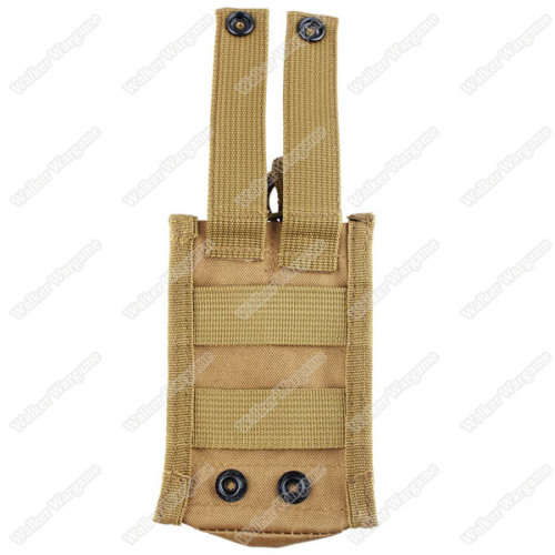 WWG Molle Bungee Rifle Mag Pouch Magazine Holder - Marine Desert Tan