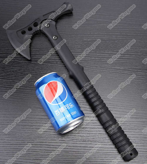 Rubber Training Tactical Tomahawk AXE With Holster - Black