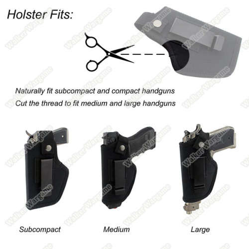 Ambidextrous IWB OWB Conceal Holster For Right and Left Hand Pistol Holster