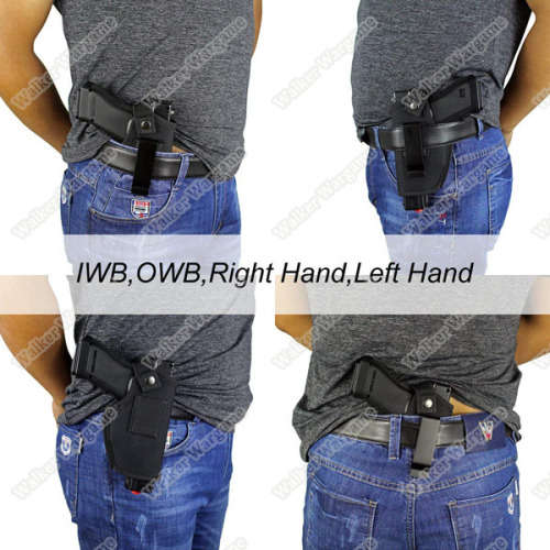 Ambidextrous IWB OWB Conceal Holster For Right and Left Hand Pistol Holster