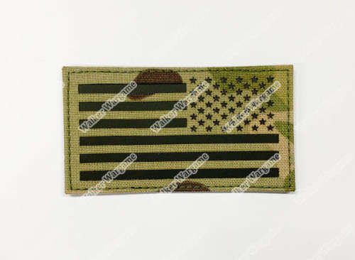 LWG004 US Flag MC Multicam Right Arm - Laser Cut Patch With Velcro