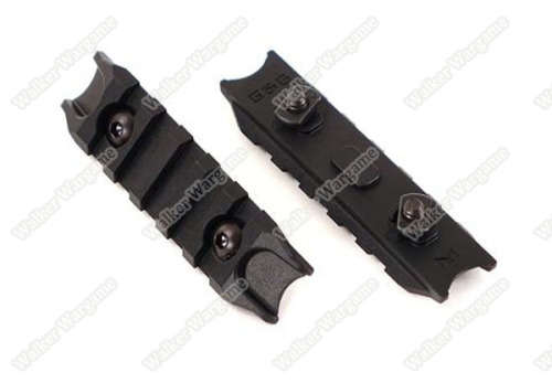 GandG Tactical M-LOK MLOK Picatinny Side Rail 2 Pics - Black