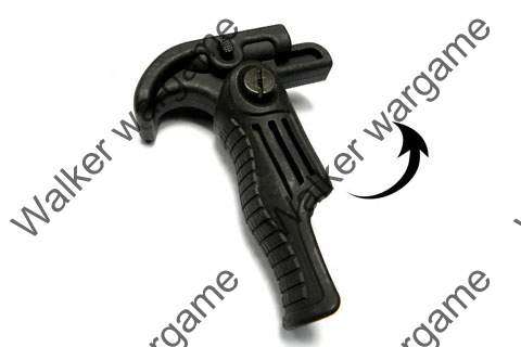 AK RAS Rail Tactical Foldable Foregrip Grip - Black