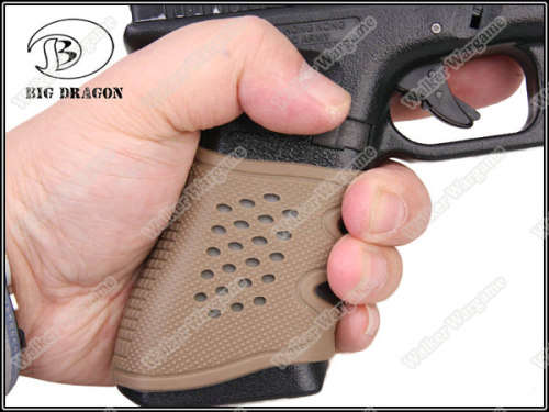 Tactical Glock Pistol Rubber Grip Sleeve for Glock 17 19 23 20 21 22 31 34 35 37 - Black
