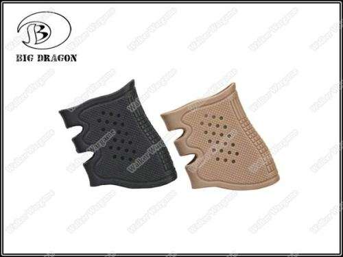 Tactical Glock Pistol Rubber Grip Sleeve for Glock 17 19 23 20 21 22 31 34 35 37 - Black
