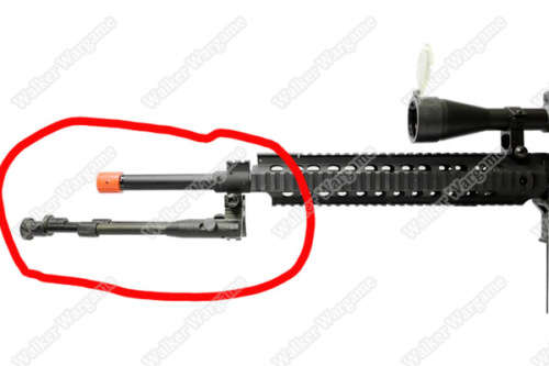 M2 Universal Tactical Bipod Picatinny Mount Folding Telescoping Legs