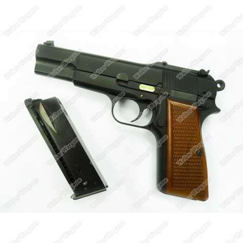 WE Browning Hi-Power (M1935) Full Metal Airsoft GBB Pistol - Green Gas