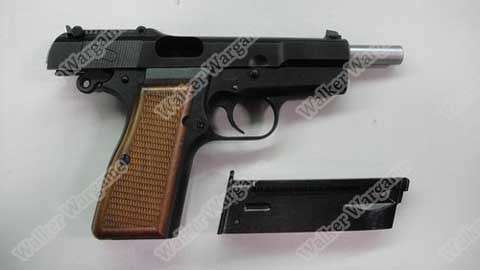 WE Browning Hi-Power (M1935) Full Metal Airsoft GBB Pistol - Green Gas