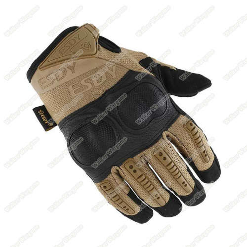 ESDY OPact Tactical Full Finger Gloves - Desert Tan - Size XL