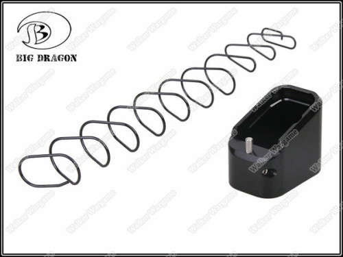 Tactical Mag Foot For 9mm 40sw Glock Pistol Mag - Base Pad for Glock - Blue