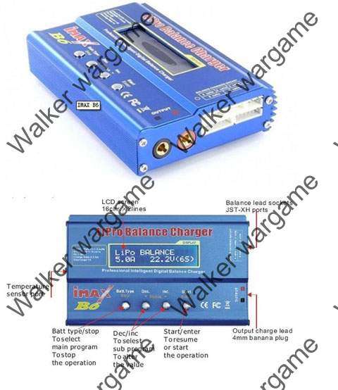 IMAX B6 Intelligent Multifunction Charger For Lion, LiPo,  LiFe , Ni-Cd and NiMH