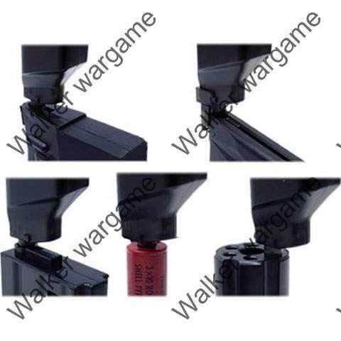 Airsoft BB Speed Loader With Extra Removable Adapter (90 Rounds)