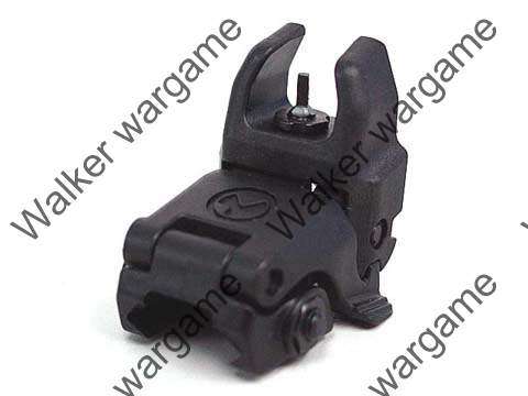 Tactical M-Sytle PTS  Back Up Sight (Front And Back Filp-Up Sight Set) - Black