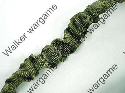 Tactical one Point Elastic Bungee Snap Hook Rifle Sling -- BLACK