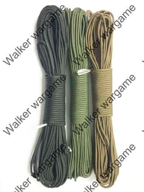 Top Qulity Para Cord Parachute cord 28Meter  (ParaCord 28m) - SWAT Black