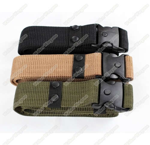 BH Durable buckle Clip Nylon Tactical Heavy Duty Webbing  Belt - OD Green