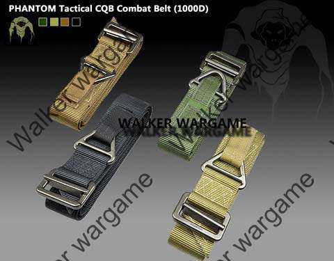 1000D Nylon Tactical Heavy Duty Belt With CQB/Emergency Rescue Rigger - SWAT Black