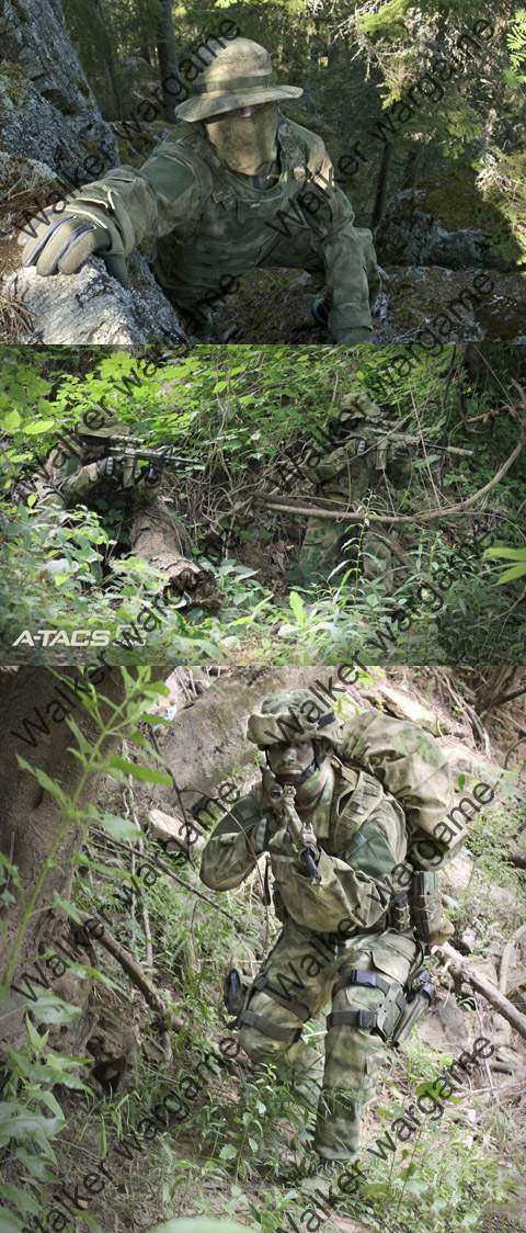 Combat Cap Hat - US Special Force A-Tacs FG Camo