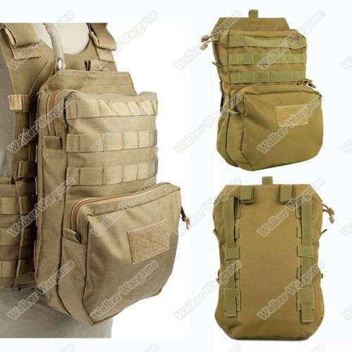 Tactical Molle Big Back Bag Hydration Water Reservoir Backpack Bag Coyote Tan