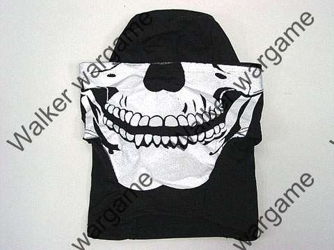CALL OF DUTY 6 - Reflective GHOST SKULL Balaclava Hood Protector
