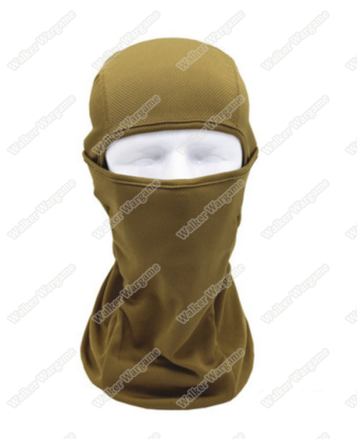 TOP Quality Balaclava Hood 1 Hole Head Face Mask - Desert Tan