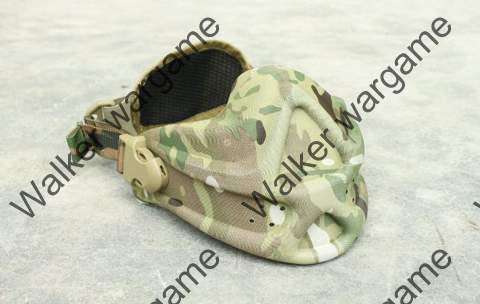 Emerson Tactical Soft Shell Half Face Protect Mask - Multi Camo