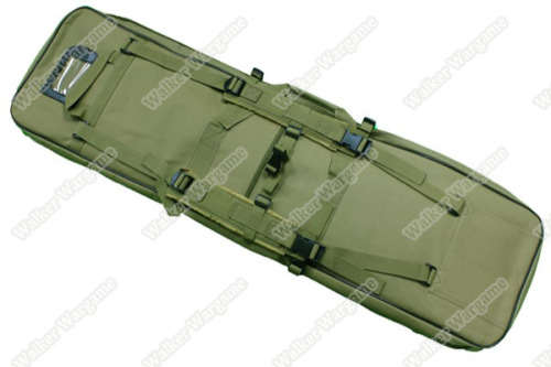 85CM Dual Rifle Bag with Shoulder Strap Paintball Rifle Gun Backpack Hunting Bag Case - Green