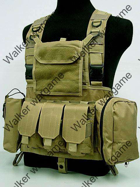 FSBE LBV Load Bearing Molle Assault Vest - Desrt Tan