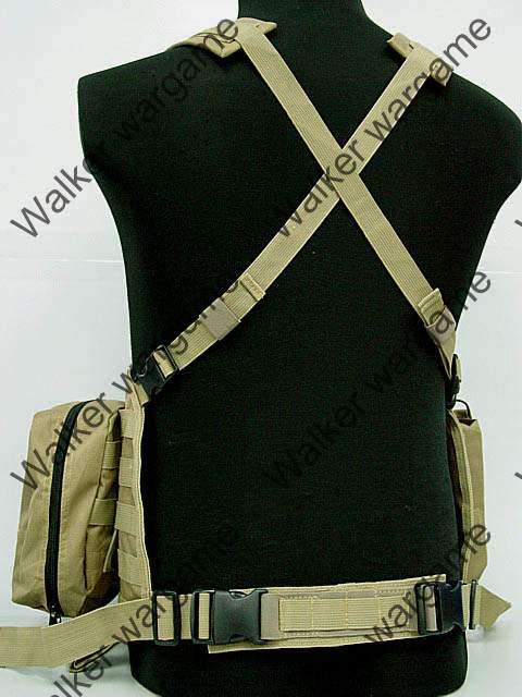 FSBE LBV Load Bearing Molle Assault Vest - Desrt Tan