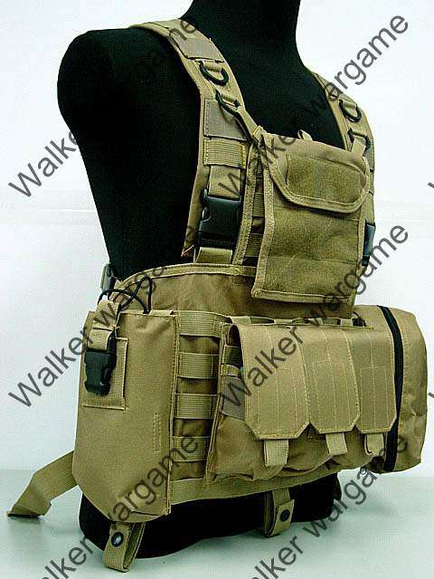 FSBE LBV Load Bearing Molle Assault Vest - Desrt Tan