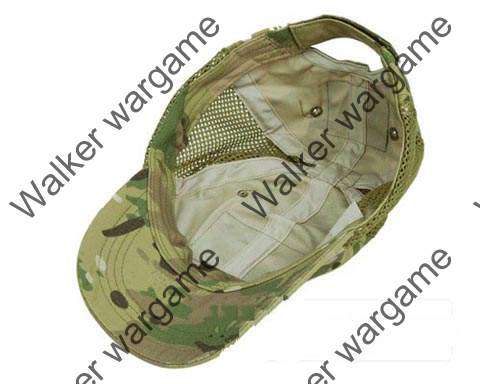 Special Forces Operator Cap Velcro Flag Blood Patch Multicam