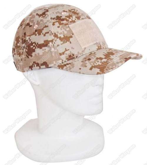 Special Forces Operator Cap Velcro Flag Blood Patch - US Marine Digital Desert