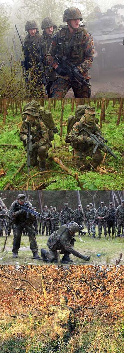 German Army woodland Flecktarn Camoflauge Boonie hat (cap)