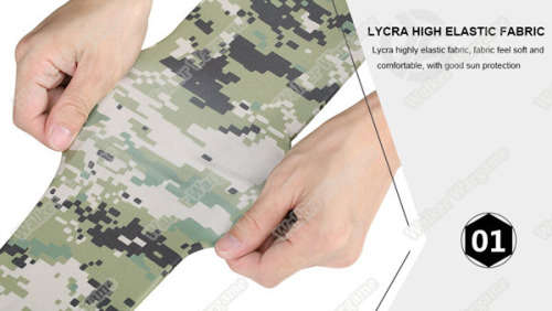 Camouflage Arm Sleeves Cycling Arm Warmer UV Sport Quick Dry Multicam